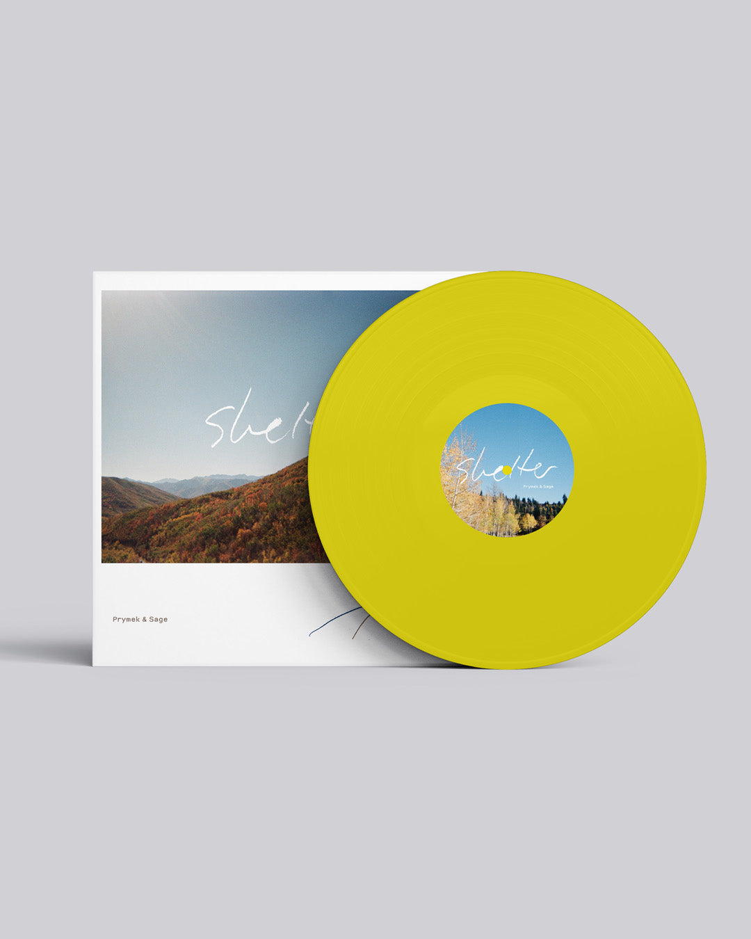 Shelter: Highlighter Clear Yellow 12" Vinyl LP by Prymek & Sage