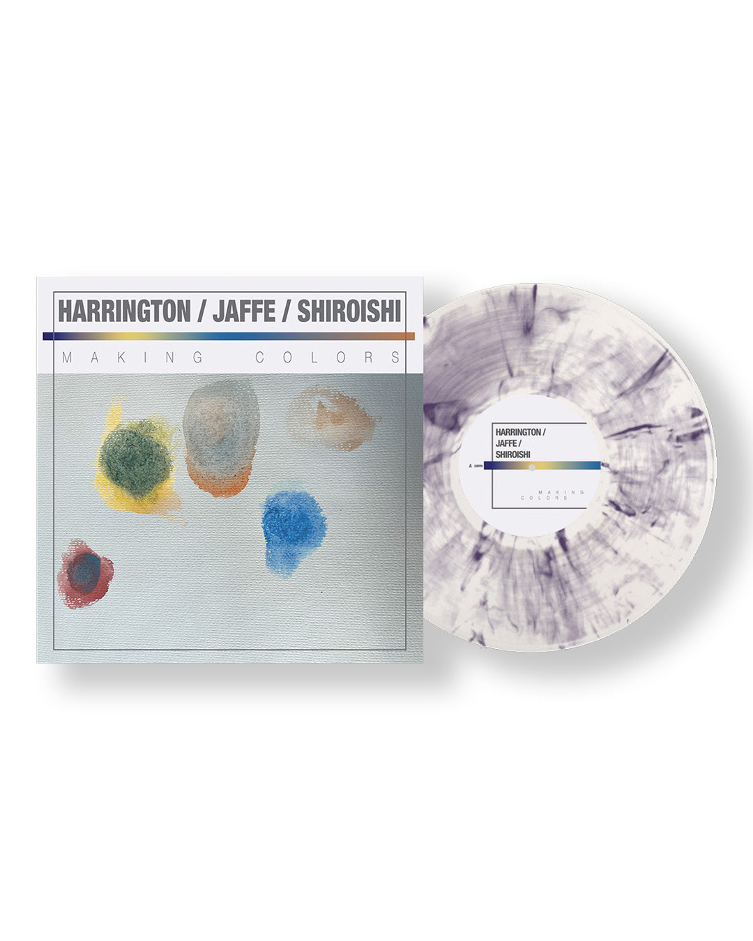 Dave Harrington, Max Jaffe, Patrick Shiroishi - Making Colors LP (Natural purple swirl)