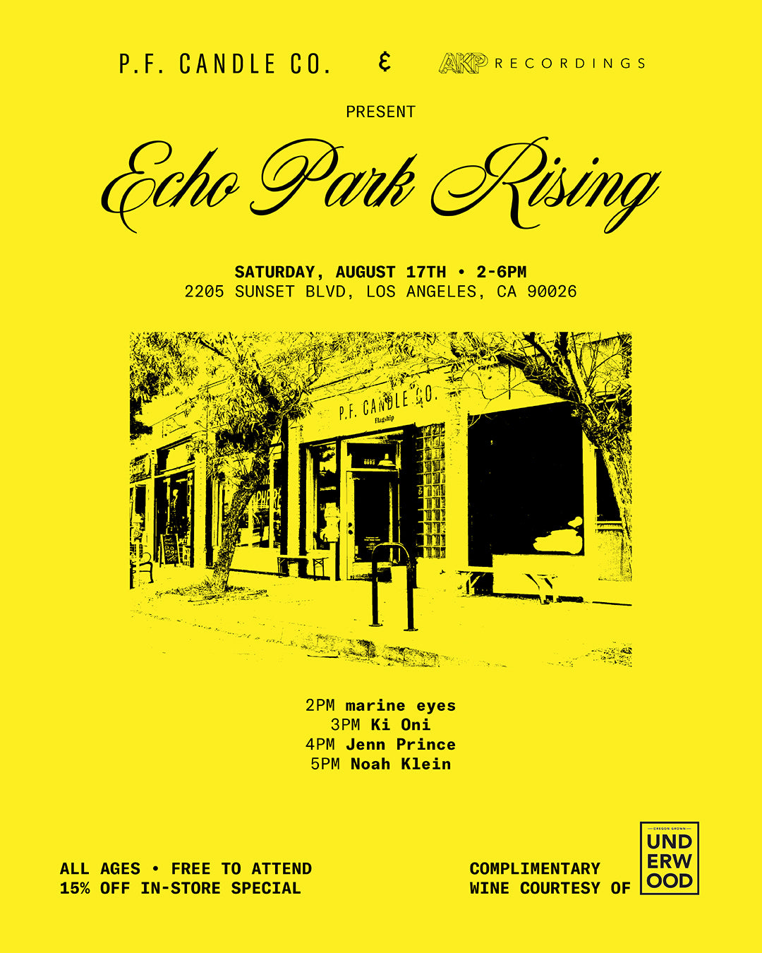 P.F. Candle & AKP Recordings Present  Echo Park Rising