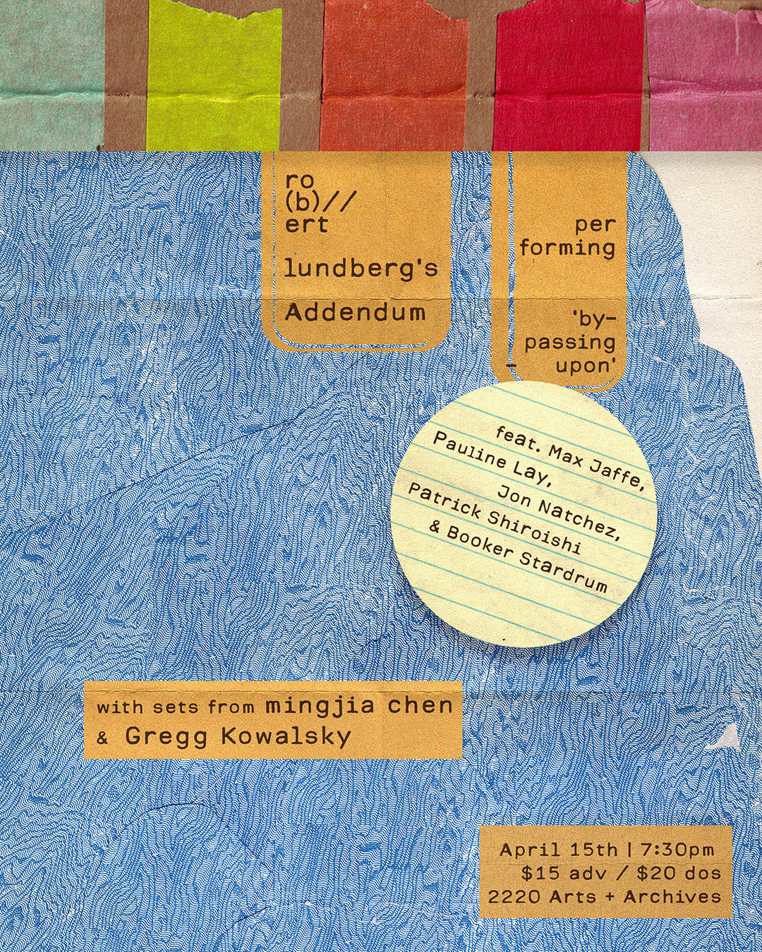 Ro(b)//ert Lundberg's Addendum (04.15.26)