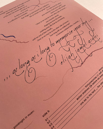 elijah jamal asani - ,,, as long as i long to memorise your sky ,,, - Vinyl LP (Black)